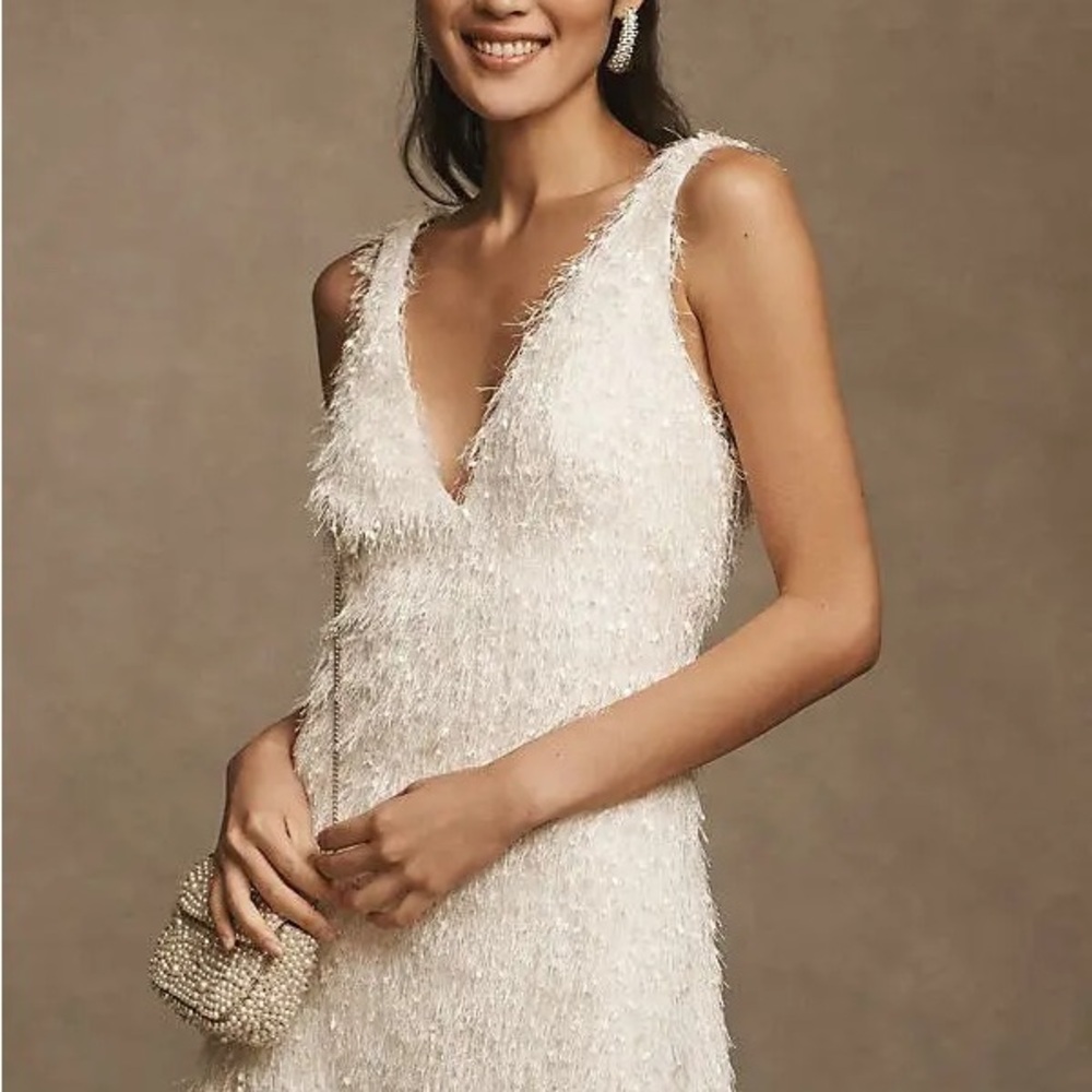 TADASHI SHOJI GIA SHAG DRESS